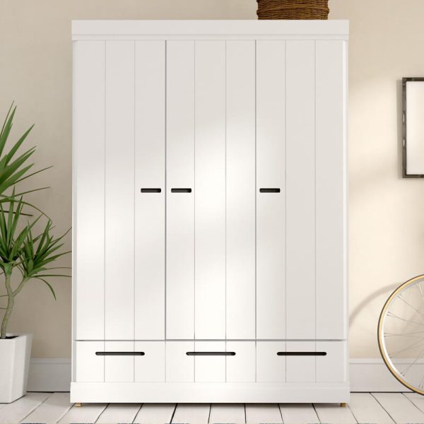 Lemari 3 Pintu Putih Jh Id 2095