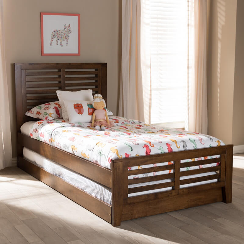 Tempat Tidur Anak Jati Sorong Jh Id 2105