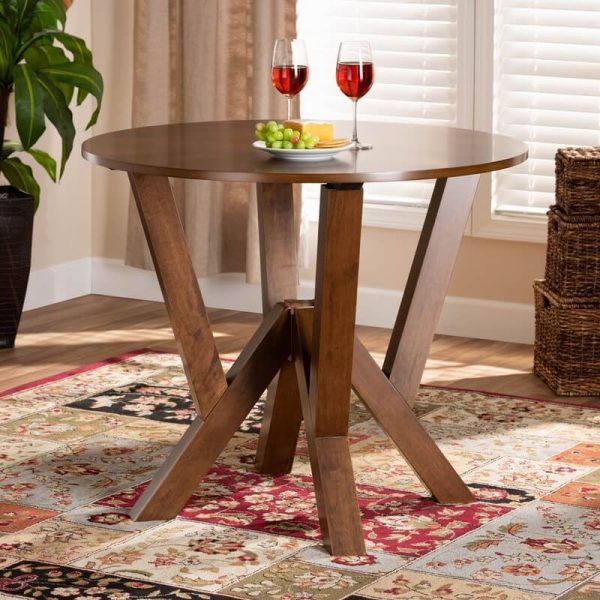 Meja Makan Bundar Modern Jh Id 2123