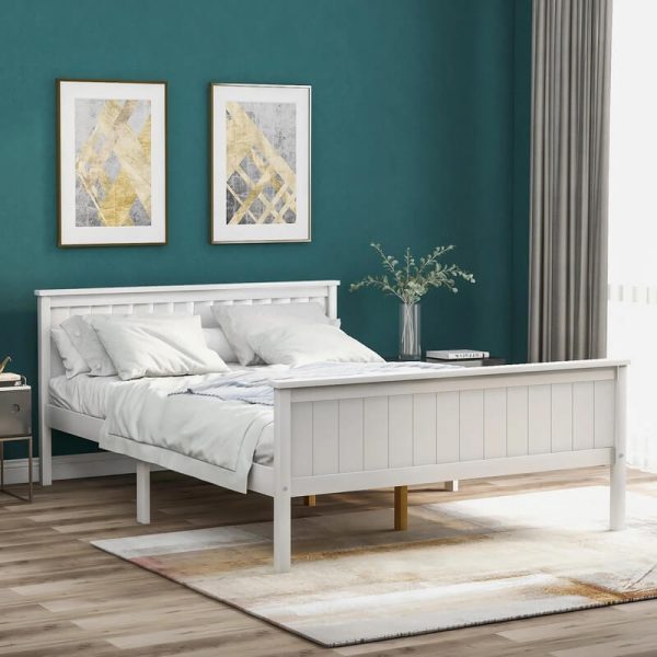 Tempat Tidur Putih Minimalis Jh Id 2337