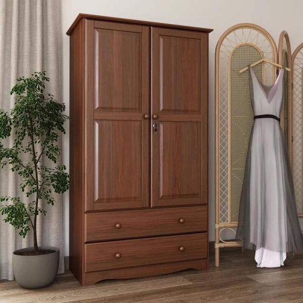 Lemari Pakaian Jati 2 Pintu Jh Id 2361