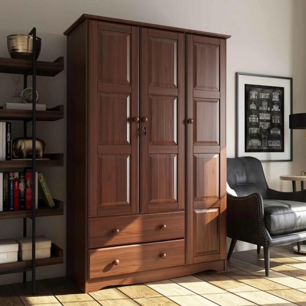 Lemari Pakaian Jati 3 Pintu Jh Id 2362