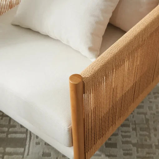 Kursi Sofa Anyaman Modern Minimalis