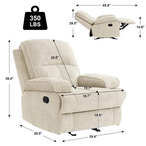Sofa Single Saidee Glider Minimalis Terbaru