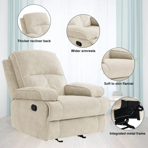 Sofa Single Saidee Glider Minimalis Terbaru