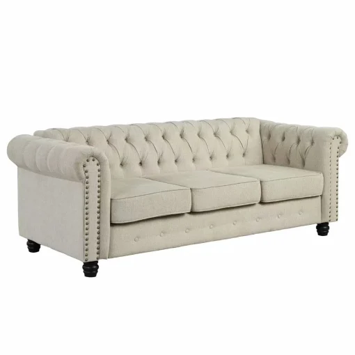 Adelina Sofa Tamu Chasterfield Desain Minimalis Modern