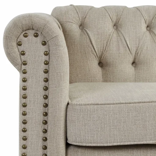 Adelina Sofa Tamu Chasterfield Desain Minimalis Modern