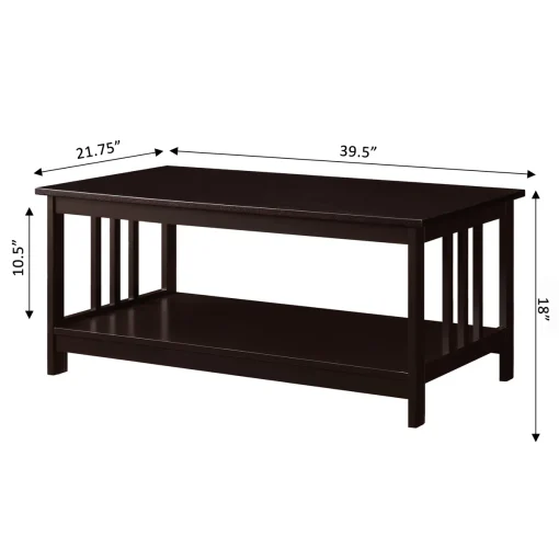 Aidia Meja Tamu Minimalis Modern Kayu Jati
