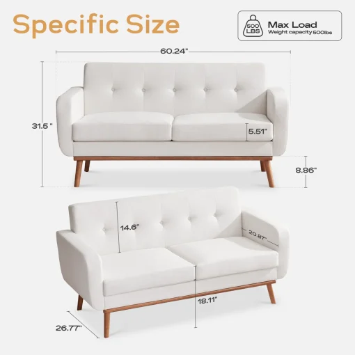 Analeah Set Sofa Tamu Desain Minimalis Modern