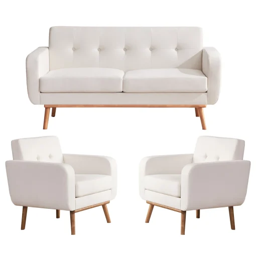 Analeah Set Sofa Tamu Desain Minimalis Modern