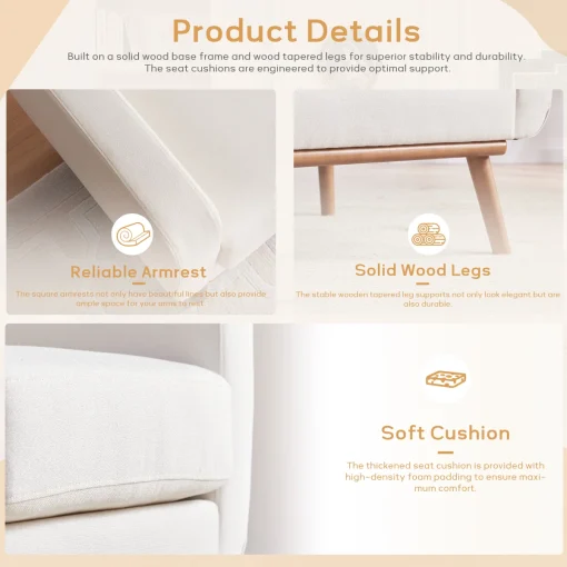 Analeah Set Sofa Tamu Desain Minimalis Modern