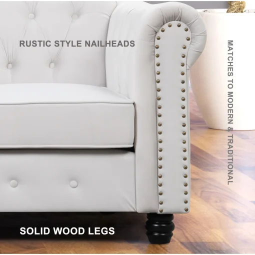 Annavi Set Sofa Tamu Chesterfield Minimalis Modern