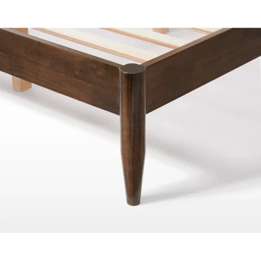 Besann Dipan Retro Minimalis Kayu Jati Headboard Jok Kain