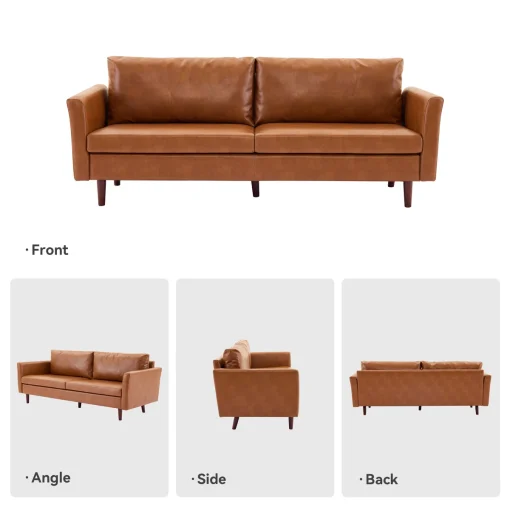 Borgan Set Sofa Tamu Retro Kain Oscar Desain Minimalis