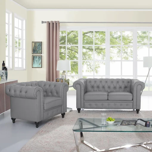 Cannora Set Sofa Tamu Minimalis Terbaru Kain Oscar