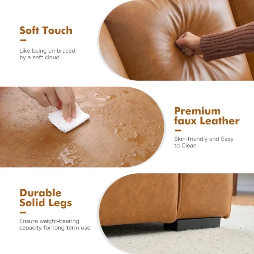 Cayne Sofa Tamu Kain Oscar 3 Seater Minimalis Modern