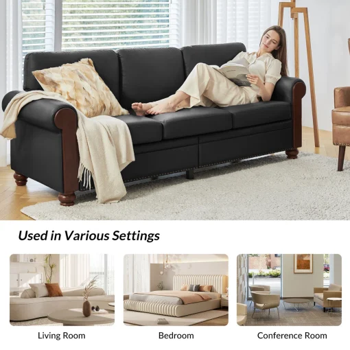 Chintia Sofa Tamu Kayu Jati Minimalis Modern Kekinian