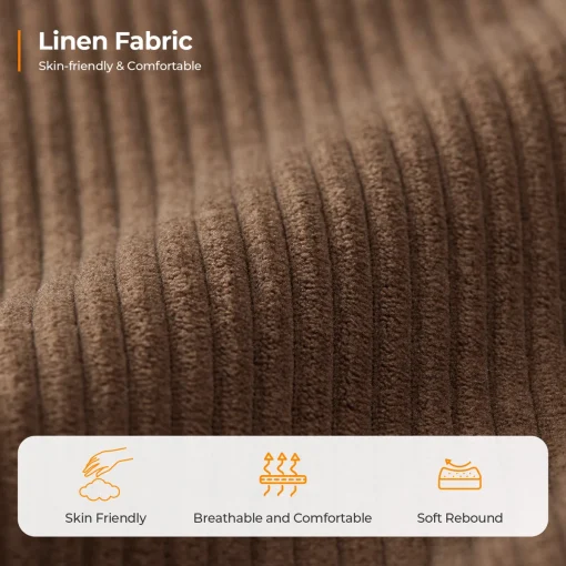 Corduroy Set Sofa Tamu Desain Minimalis Kain beludru