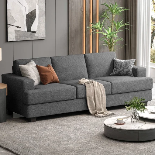 Dammara Set Sofa Tamu Minimalis Terbaru Kain Canvas