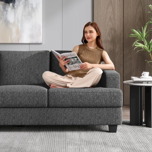 Dammara Set Sofa Tamu Minimalis Terbaru Kain Canvas