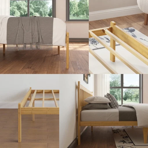 Elecnist Tempat Tidur Kayu Jati Minimalis Kekinian
