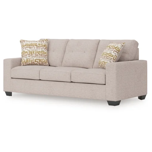 Fanciful Sofa Tamu 3 Seater Minimalis Modern Kain Canvas