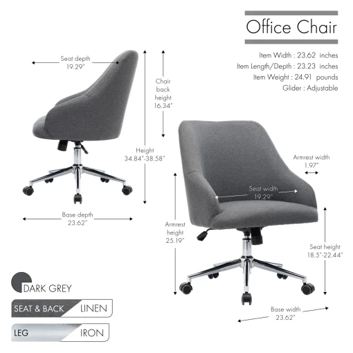 Felyx Kursi Putar Staff Kantor Minimalis Terbaru