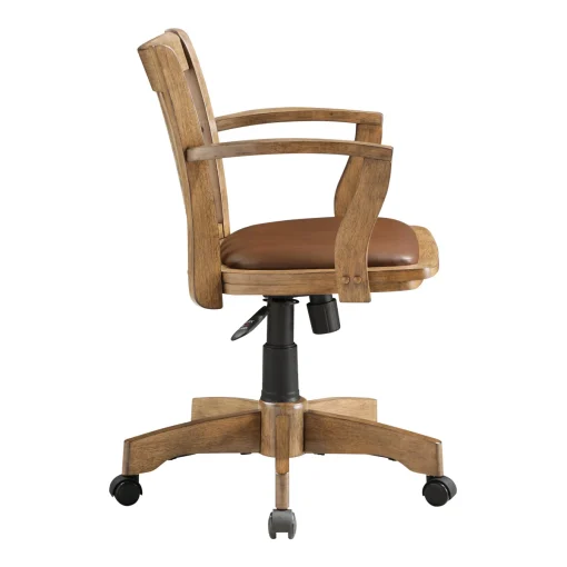 Gennie Kursi Kerja Kantor Kayu Jati Solid Minimalis
