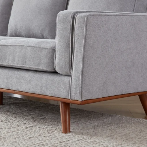 Inayat Sofa Tamu Retro Kayu Jati Modern Kekinian