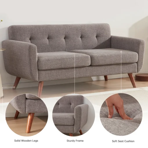 Jadier Sofa Tamu Retro Kayu Jati Minimalis Modern