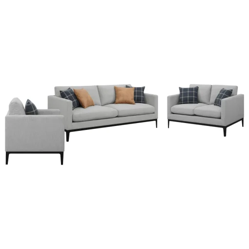 Jareddy Set Sofa Tamu Minimalis Modern Kain Canvas