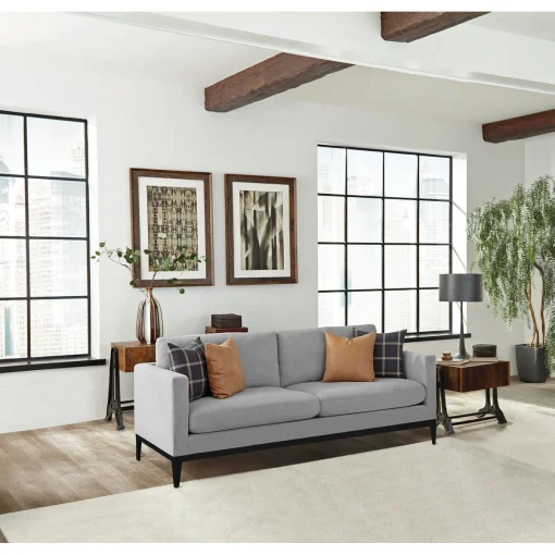 Jareddy Set Sofa Tamu Minimalis Modern Kain Canvas