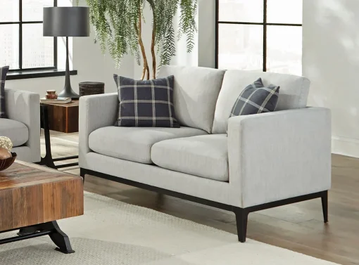 Jareddy Set Sofa Tamu Minimalis Modern Kain Canvas