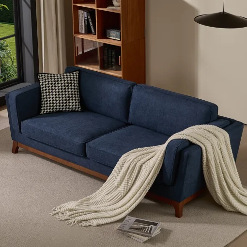 Javline Sofa Tamu Minimalis Modern Kayu Jati Terbaru