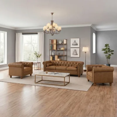 Jhosep Set Sofa Tamu Chesterfield Minimalis