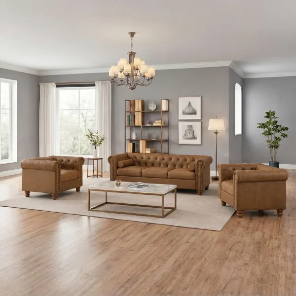 Jhosep Set Sofa Tamu Chesterfield Minimalis