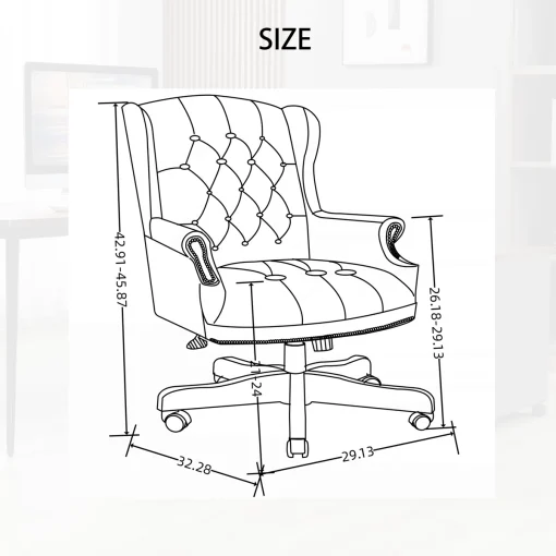 Kursi Kantor Direktur Klasik Vintage Modern Minimalis