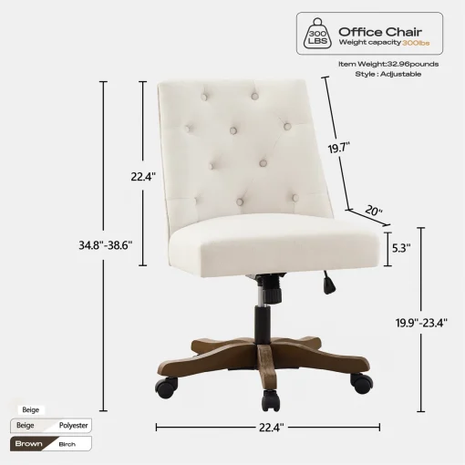 Kursi Kerja Kantor Scandinavian Minimalis Modern