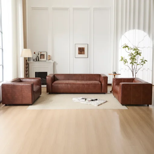 Lam Philip Set Sofa Tamu Modern Kain Oscar Premium