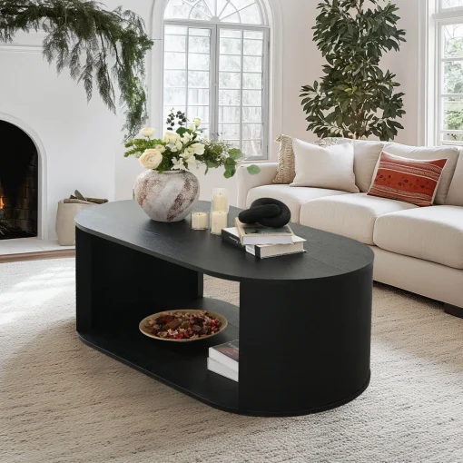 Levian Meja Tamu Unik Modern Kayu Jati Terbaru