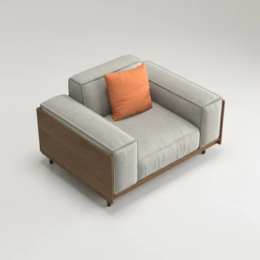 Lybberyl Set Sofa Tamu Kayu jati Solid Minimalis Modern