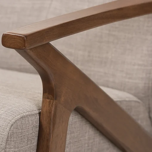 Linderry Set Sofa Tamu Kayu Jati Solid Minimalis