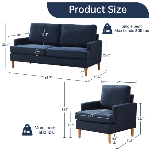 Livia Set Sofa Tamu Minimalis Modern Terbaru Kekinian