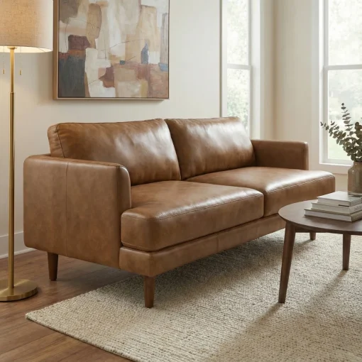 Livina Sofa Tamu Minimalis Modern Retro 2 Seater Terbaru