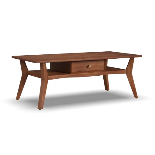 Ludwig Meja Tamu Minimalis Modern Kayu Jati