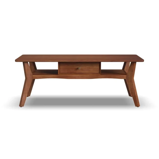 Ludwig Meja Tamu Minimalis Modern Kayu Jati