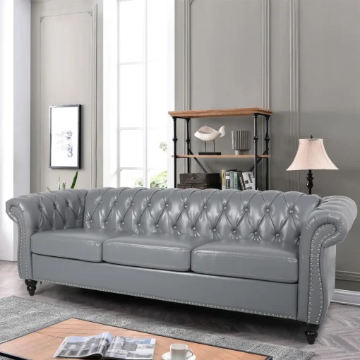 Luliana Sofa Tamu 3 Seater Minimalis Modern Kain Oscar