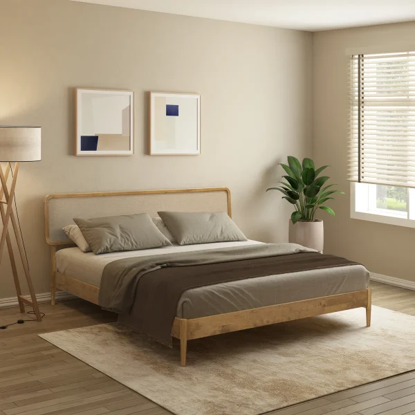 Lupin Tempat Tidur Kayu Jati Model Jok