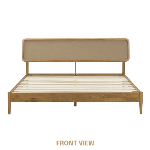 Lupin Tempat Tidur Headboard Jok Kain Desain Minimalis