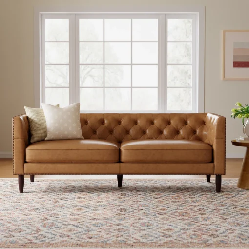 Malaya Sofa 2 Seater Kain Oscar Minimalis Modern